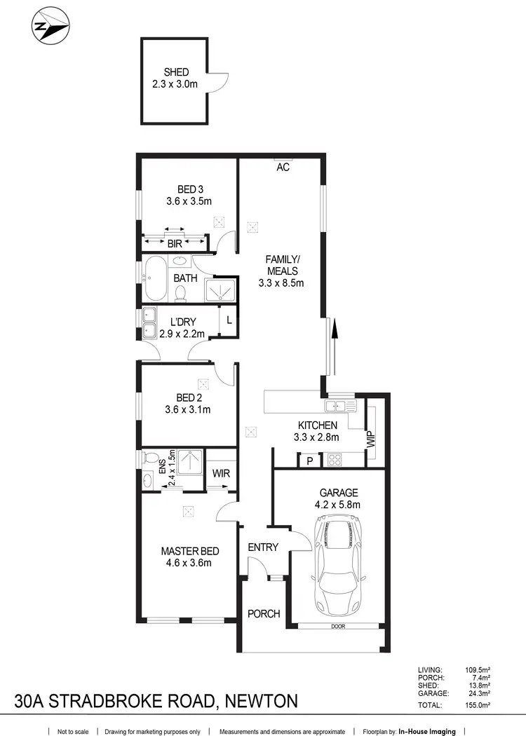 Floorplan of Homely house listing, 30A Stradbroke Road, Newton SA 5074
