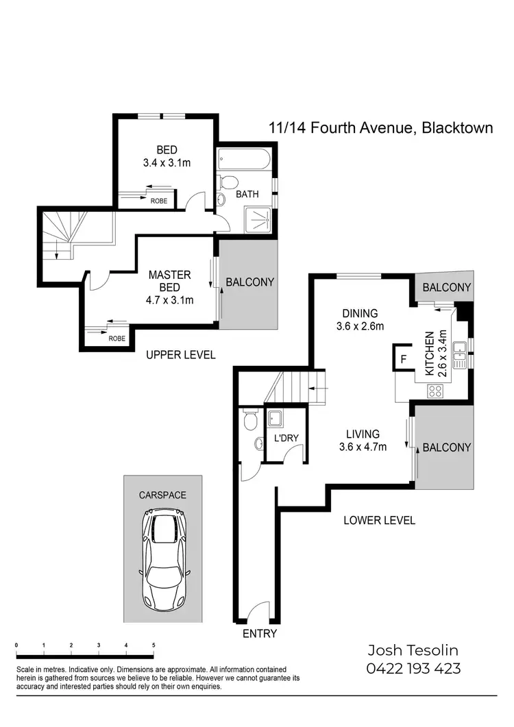 Floorplan of Homely unit listing, 11/14-18 Fourth Avenue, Blacktown NSW 2148
