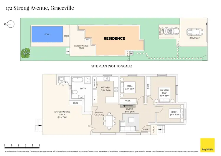 Floorplan of Homely house listing, 172 Strong Avenue, Graceville QLD 4075