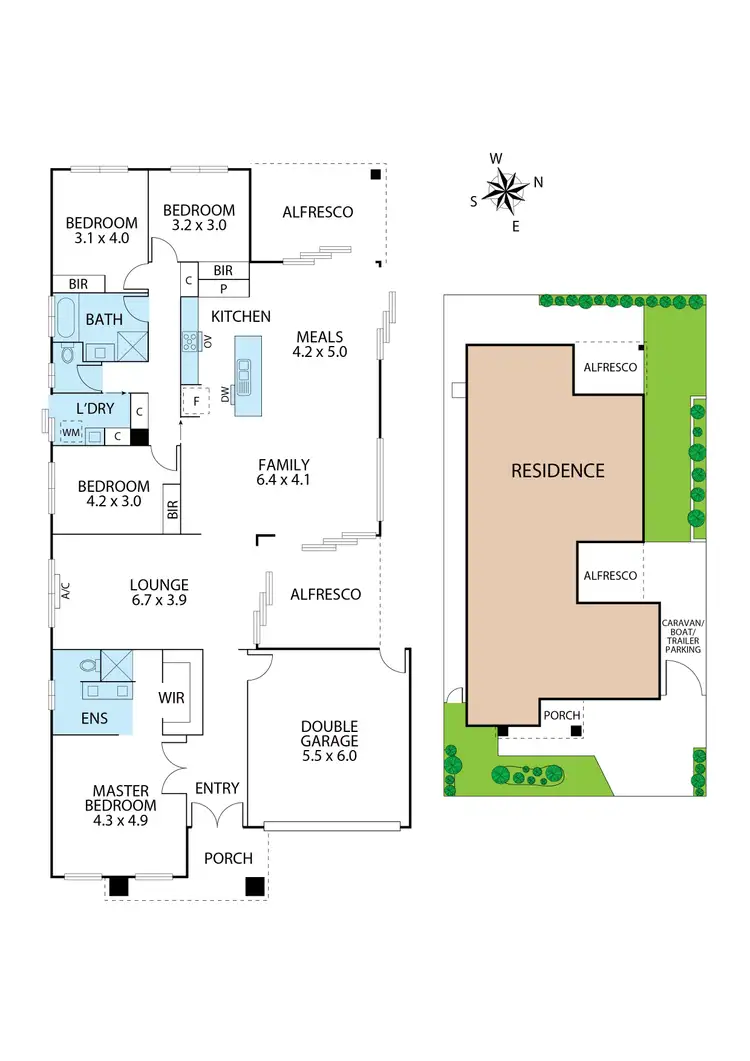 Floorplan of Homely house listing, 39 Dunraven Crescent, Doreen VIC 3754