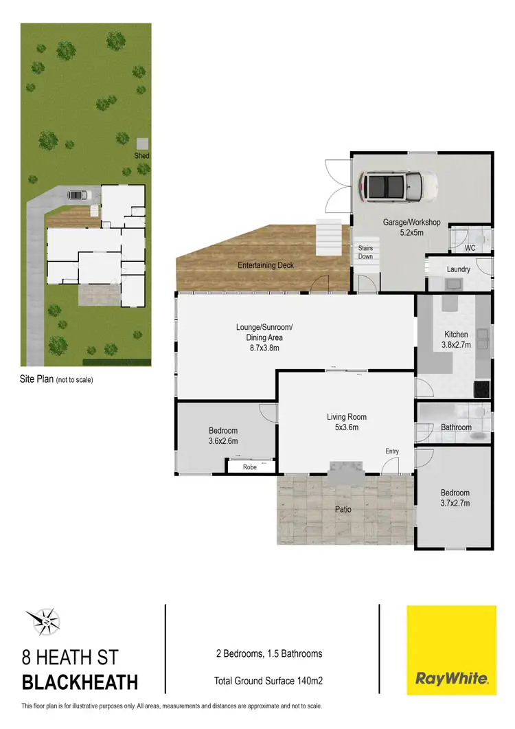 Floorplan of Homely house listing, 8 Heath Street, Blackheath NSW 2785