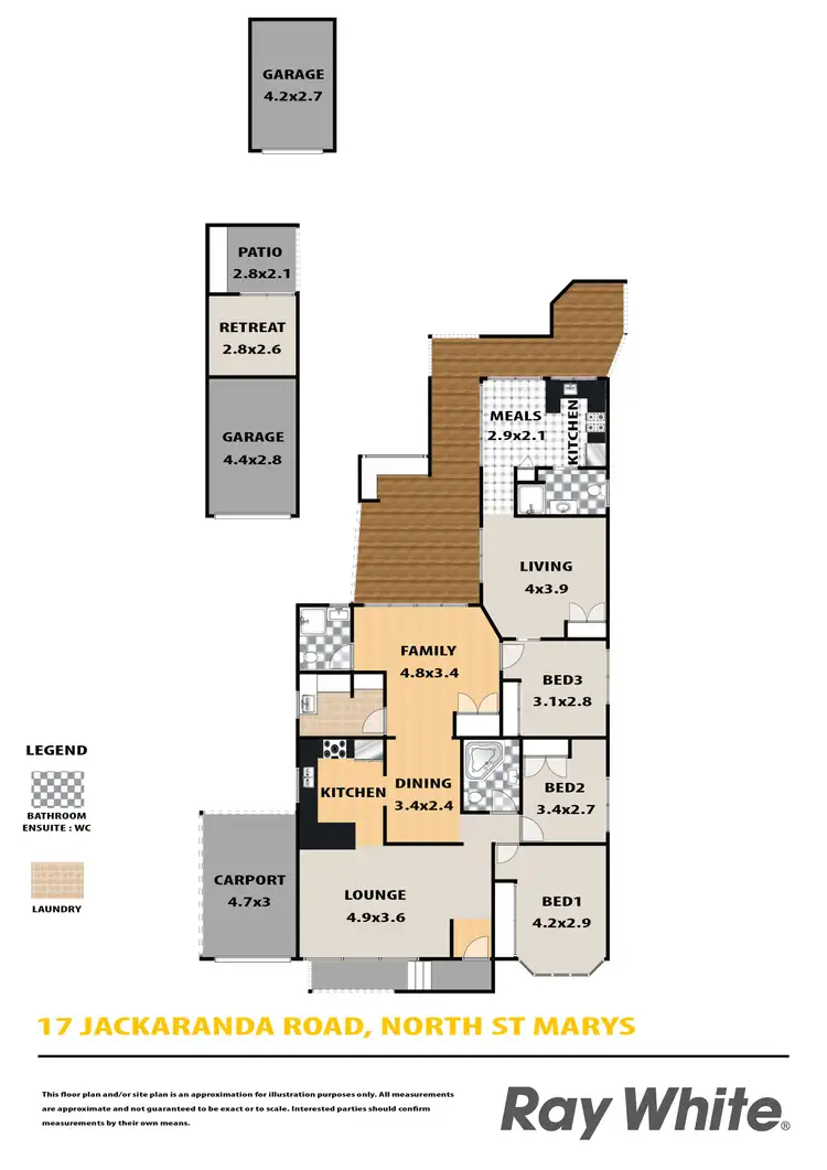 Floorplan of Homely house listing, 17 Jackaranda Road, North St Marys NSW 2760