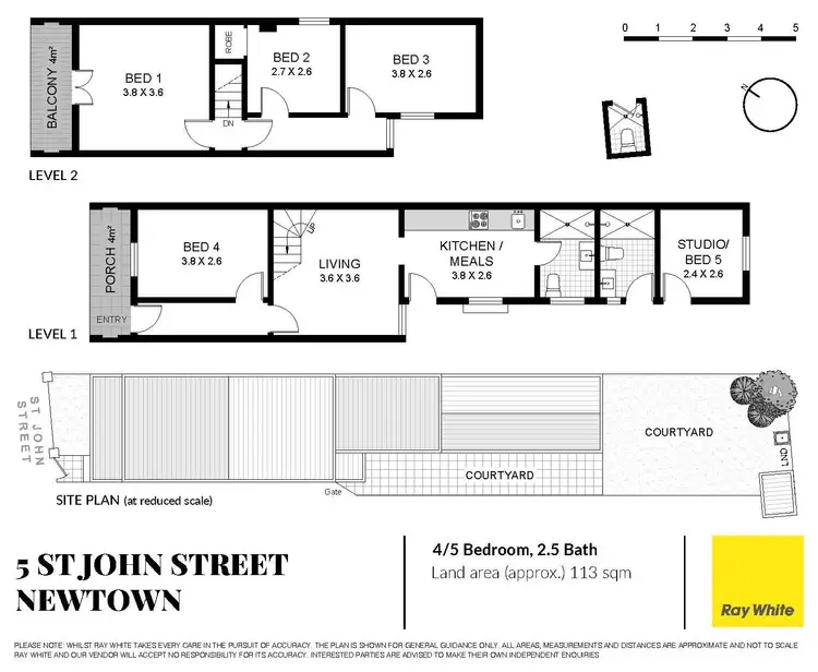 Floorplan of Homely house listing, 5 St John Street, Newtown NSW 2042