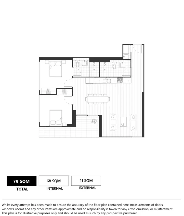 Floorplan of Homely apartment listing, 905/181 Waymouth Street, Adelaide SA 5000