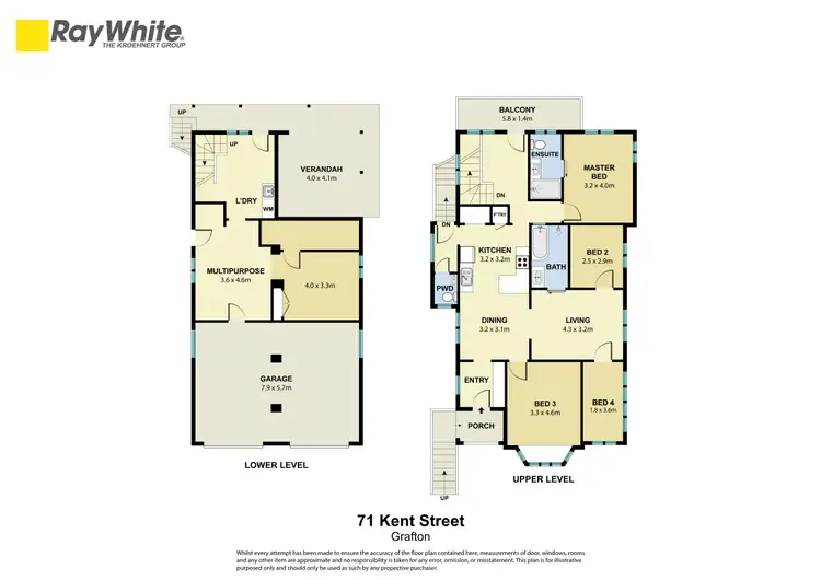 Floorplan of Homely house listing, 71 Kent Street, Grafton NSW 2460