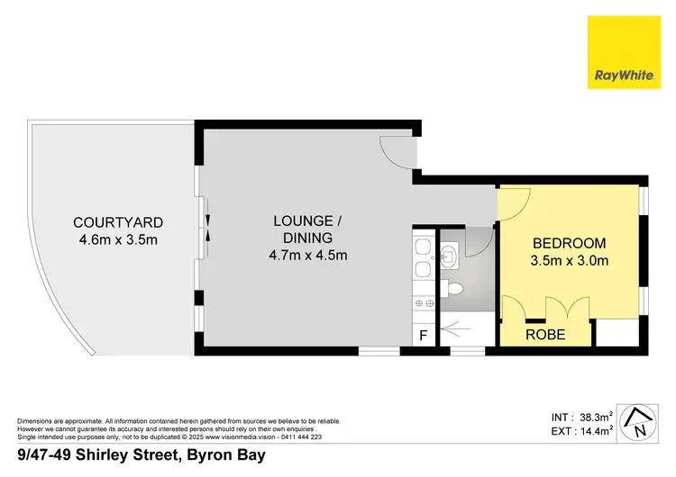 Floorplan of Homely apartment listing, 9/47-49 Shirley Street, Byron Bay NSW 2481