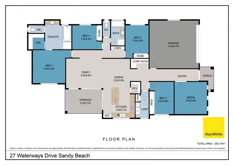 Floorplan of Homely house listing, 27 Waterways Drive, Sandy Beach NSW 2456