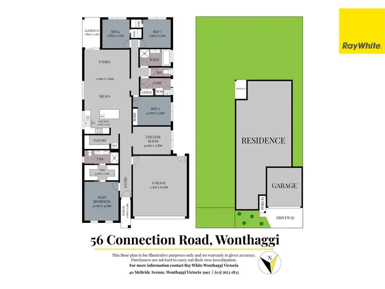 Floorplan of Homely house listing, 56 Connection Road, Wonthaggi VIC 3995