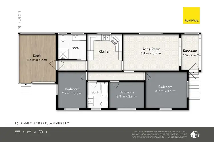 Floorplan of Homely house listing, 35 Rigby Street, Annerley QLD 4103