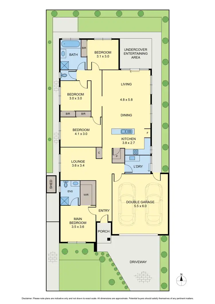 Floorplan of Homely house listing, 6 Frontier Avenue, Greenvale VIC 3059