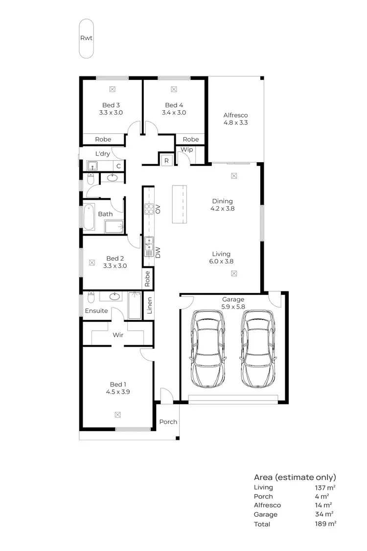 Floorplan of Homely house listing, 17 Mitford Grove, Gawler East SA 5118