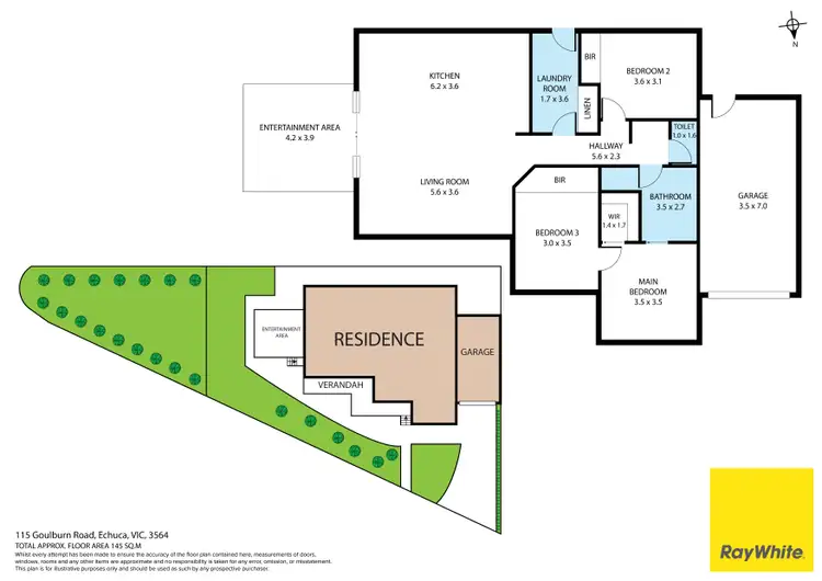 Floorplan of Homely townhouse listing, 4/115 Goulburn Road, Echuca VIC 3564
