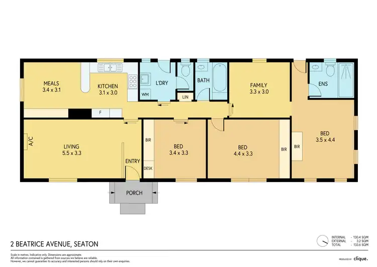 Floorplan of Homely house listing, 2 Beatrice Avenue, Seaton SA 5023