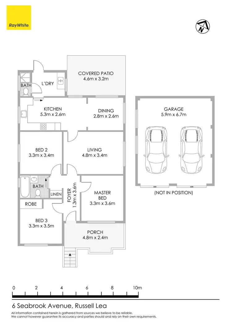 Floorplan of Homely house listing, 6 Seabrook Avenue, Russell Lea NSW 2046