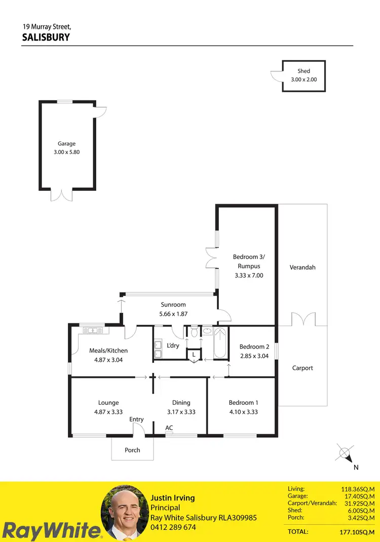Floorplan of Homely house listing, 19 Murray Street, Salisbury SA 5108