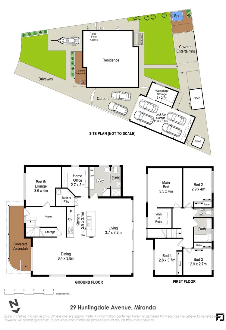 Floorplan of Homely house listing, 29 Huntingdale Avenue, Miranda NSW 2228