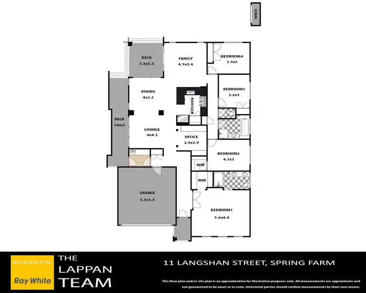 Floorplan of Homely house listing, 11 Langshan Street, Spring Farm NSW 2570