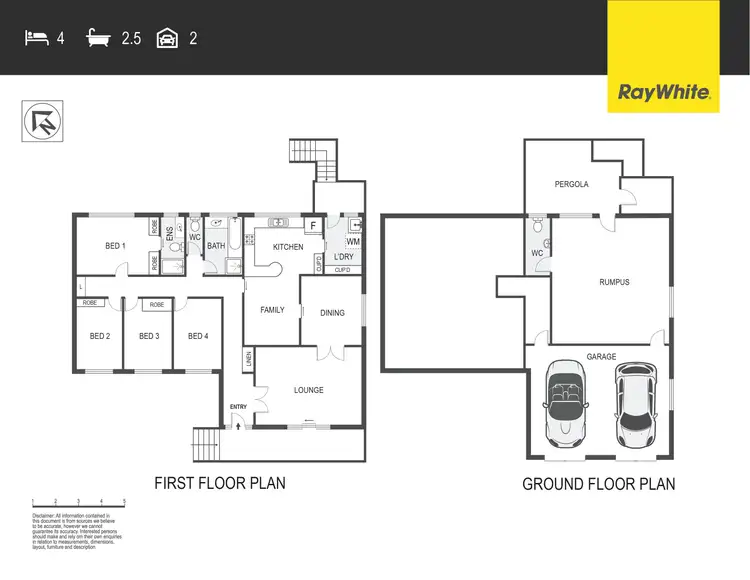 Floorplan of Homely house listing, 24 Pokana Circuit, Kaleen ACT 2617