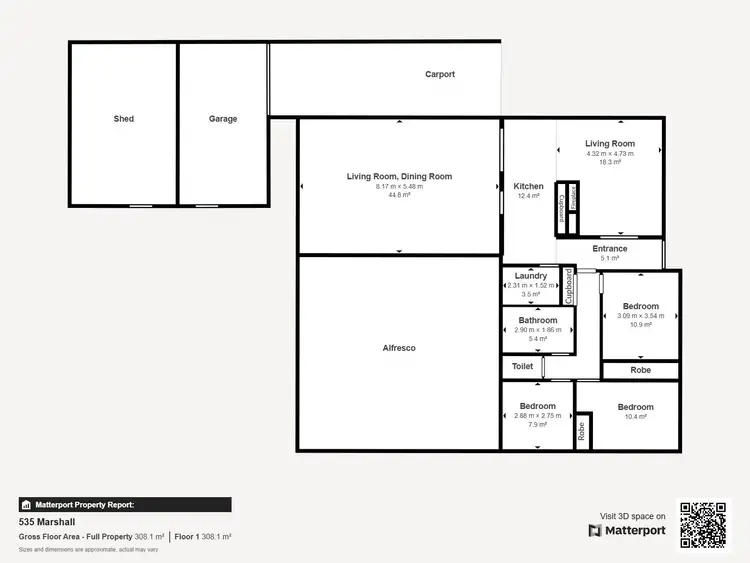 Floorplan of Homely house listing, 535 Marshall Street, Lavington NSW 2641