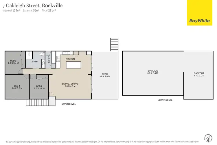 Floorplan of Homely house listing, 7 Oakleigh Street, Rockville QLD 4350