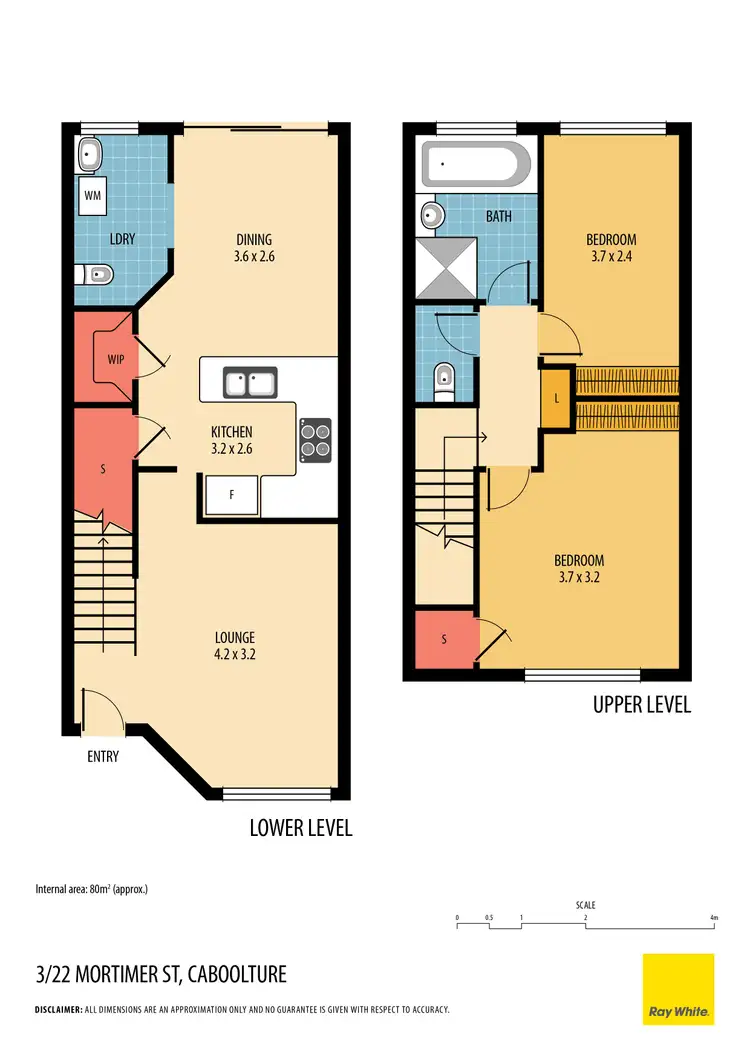 Floorplan of Homely townhouse listing, 3/22 Mortimer Street, Caboolture QLD 4510