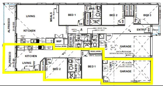 Floorplan of Homely house listing, 2/15 Tranquility Boulevard, Morayfield QLD 4506