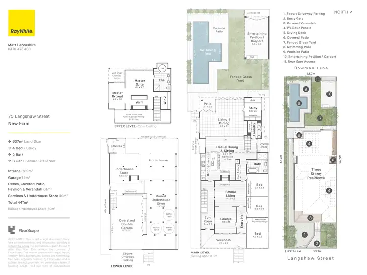 Floorplan of Homely house listing, 75 Langshaw Street, New Farm QLD 4005