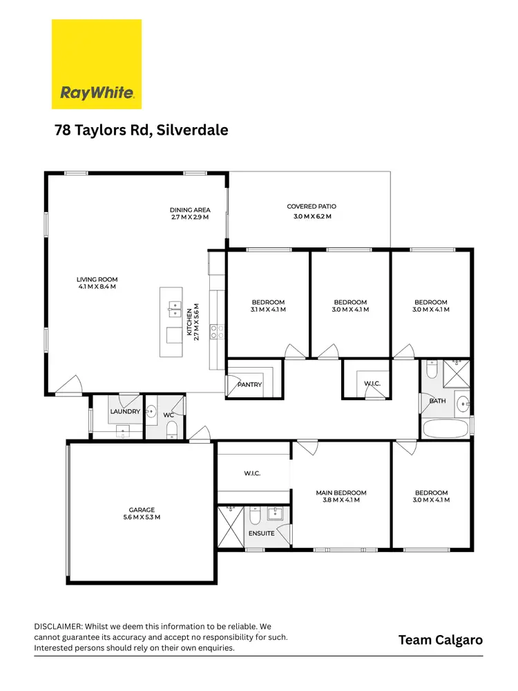 Floorplan of Homely house listing, 78 Taylors Road, Silverdale NSW 2752