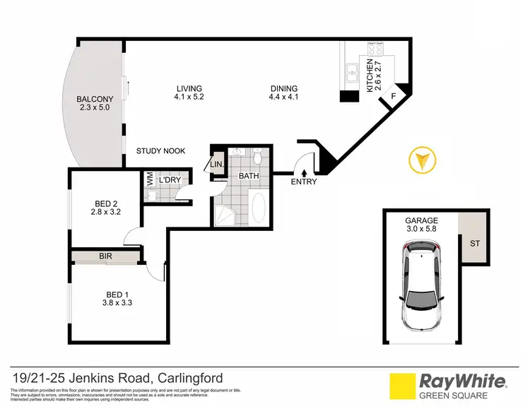 Floorplan of Homely apartment listing, 19/21-25 Jenkins Road, Carlingford NSW 2118