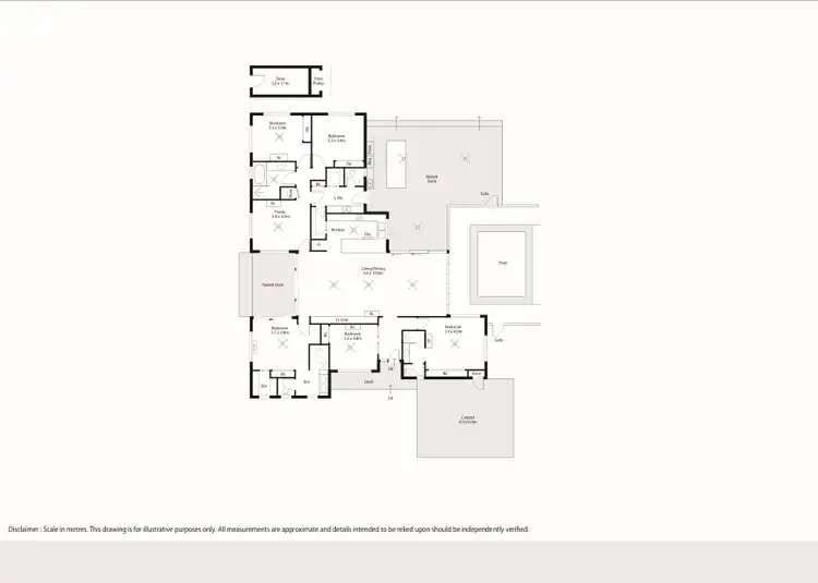 Floorplan of Homely house listing, 6 Shiosaki Brace, Bilingurr WA 6725