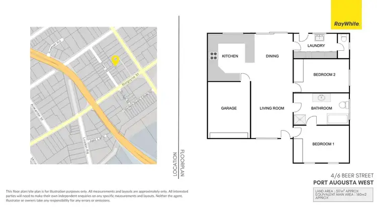 Floorplan of Homely unit listing, 4/6 Beer Street, Port Augusta West SA 5700