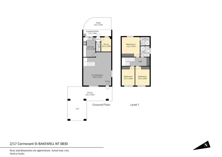 Floorplan of Homely house listing, 2/17 Cormorant Street, Bakewell NT 832