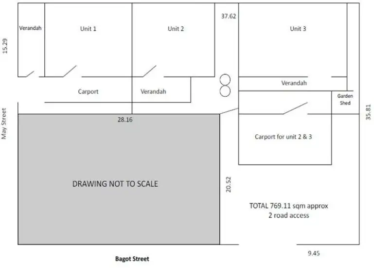 Floorplan of Homely block of units listing, 14 May Street, Wallaroo SA 5556