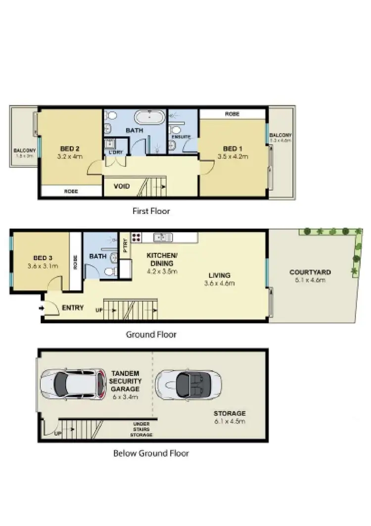 Floorplan of Homely apartment listing, 12/15-25 Edgar Street, Tempe NSW 2044