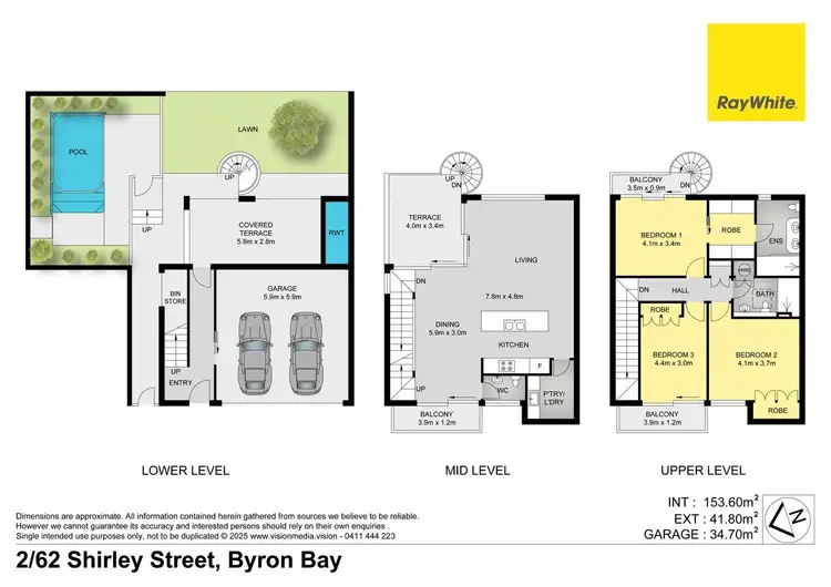 Floorplan of Homely house listing, 1/62 Shirley Street, Byron Bay NSW 2481