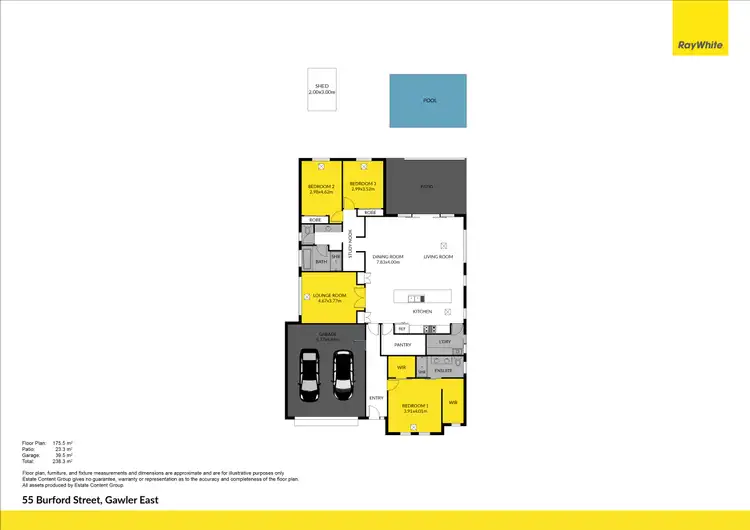 Floorplan of Homely house listing, 55 Burford Street, Gawler East SA 5118