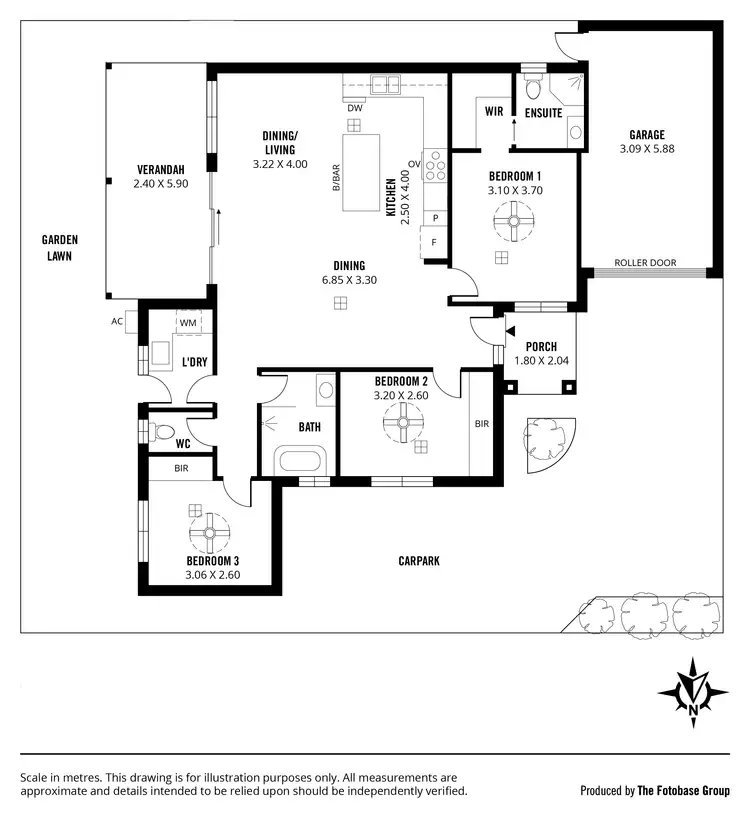 Floorplan of Homely house listing, 55A Selth Street, Albert Park SA 5014