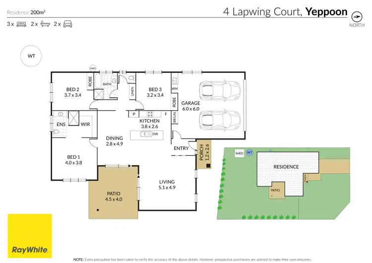 Floorplan of Homely house listing, 4 Lapwing Court, Yeppoon QLD 4703