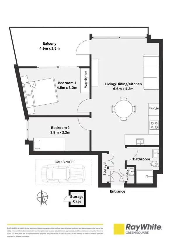 Floorplan of Homely apartment listing, 302/28 Cambridge Street, Epping NSW 2121