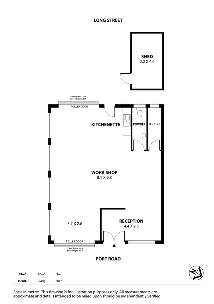 Floorplan of Homely land listing, 223 Port Road, Queenstown SA 5014