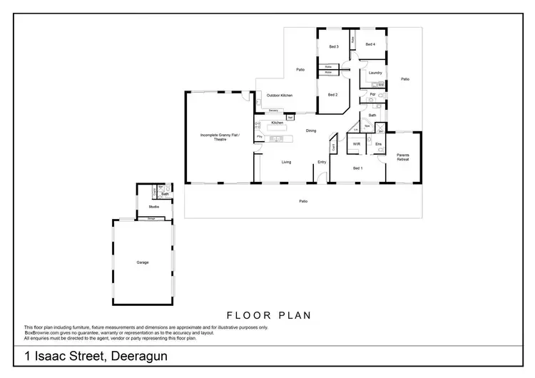 Floorplan of Homely house listing, 1 Isaac Street, Deeragun QLD 4818
