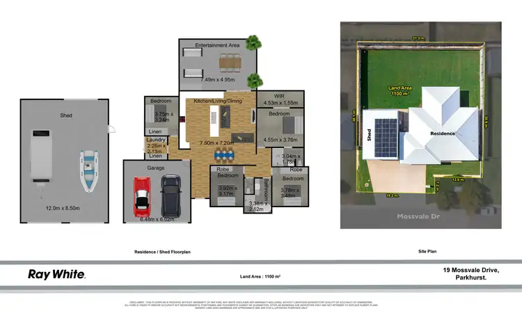 Floorplan of Homely house listing, 19 Mossvale Drive, Parkhurst QLD 4702