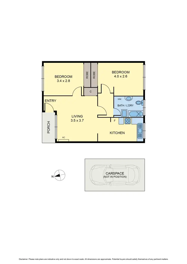 Floorplan of Homely unit listing, 3/243 Blyth Street, Brunswick East VIC 3057