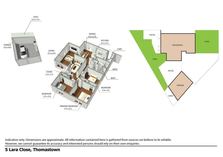 Floorplan of Homely house listing, 5 Lara Close, Thomastown VIC 3074