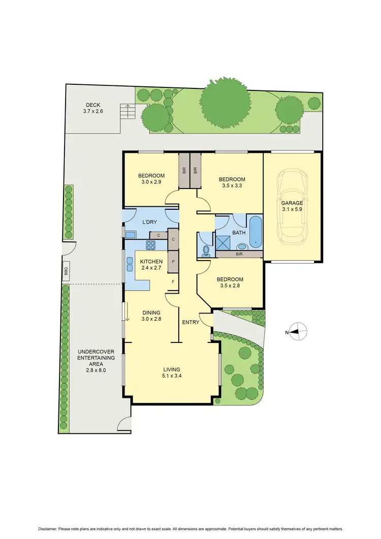 Floorplan of Homely unit listing, 9/9 Hull Drive, Campbellfield VIC 3061