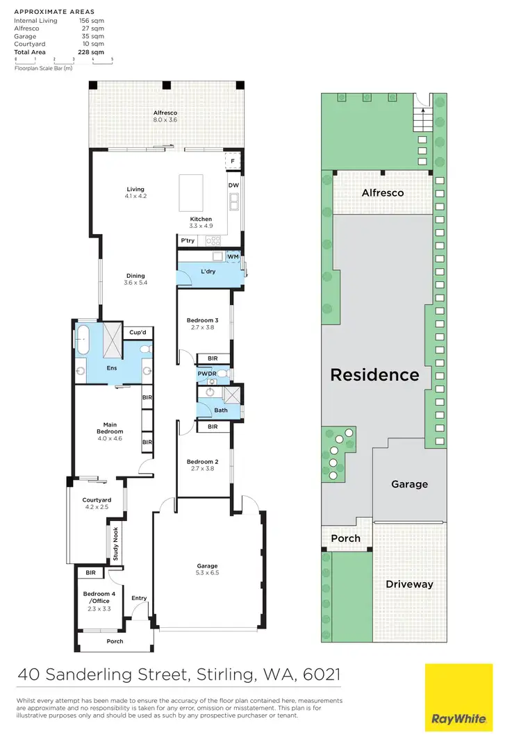 Floorplan of Homely house listing, 40 Sanderling Street, Stirling WA 6021