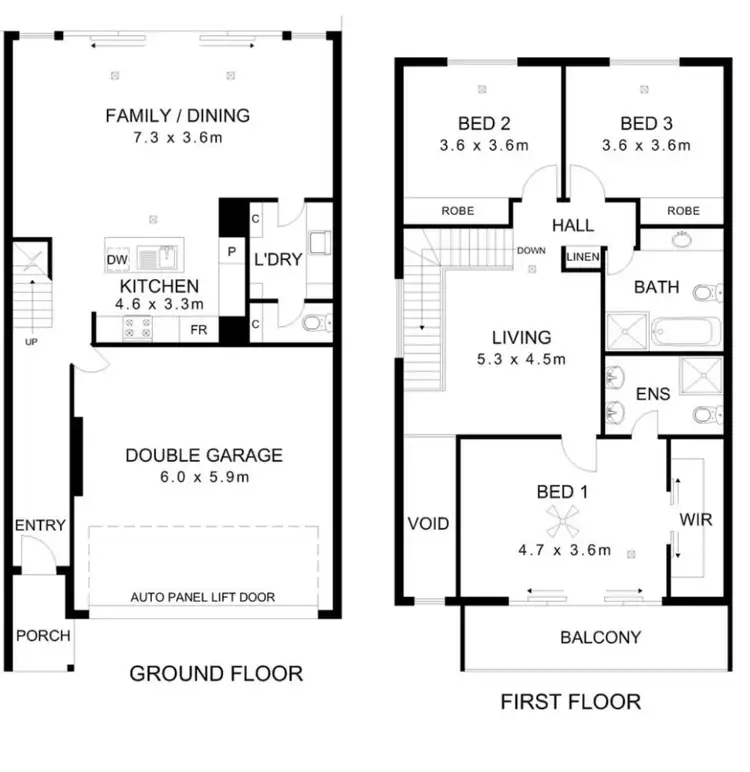 Floorplan of Homely townhouse listing, 21/28a Davis Road, Glynde SA 5070