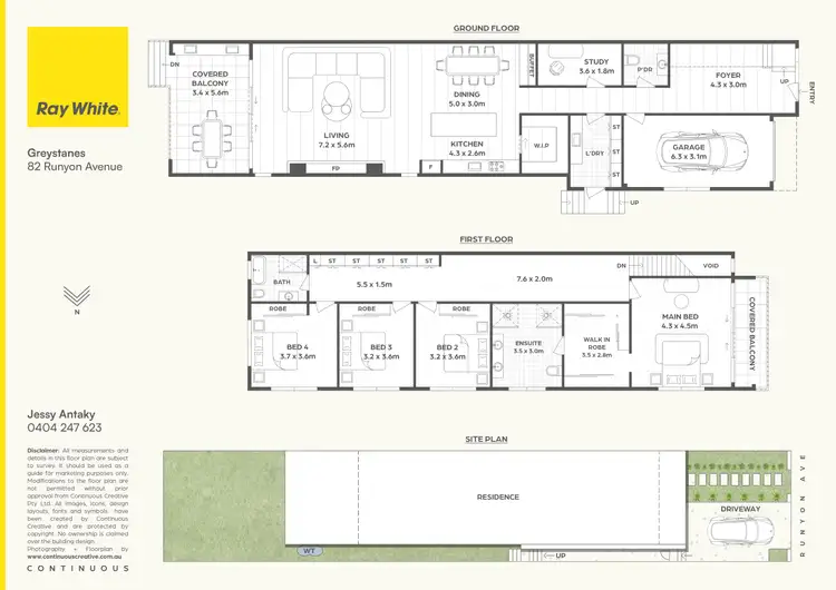 Floorplan of Homely house listing, 82 Runyon Avenue, Greystanes NSW 2145