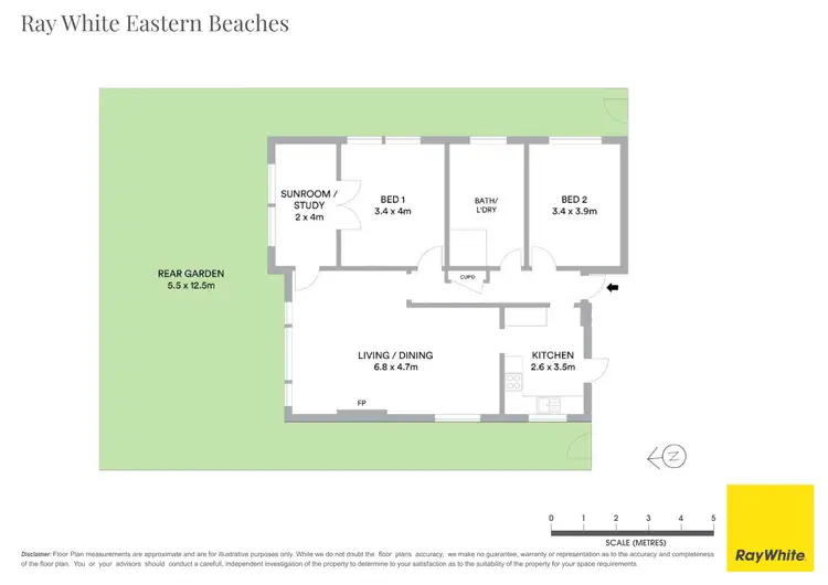 Floorplan of Homely apartment listing, 1/10 Kenneth Street, Tamarama NSW 2026
