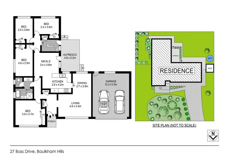 Floorplan of Homely house listing, 27 Bass Drive, Baulkham Hills NSW 2153
